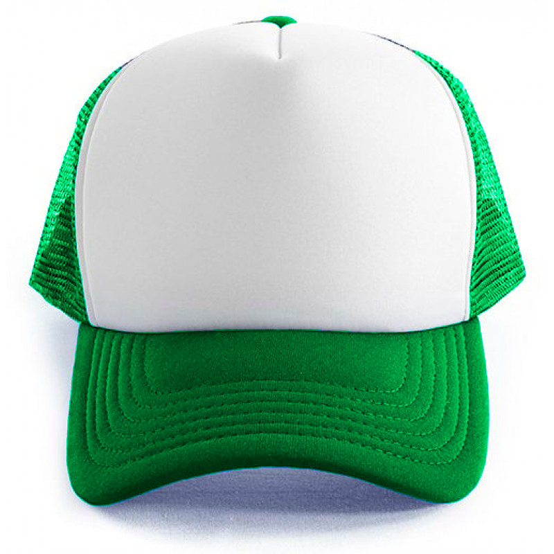 Green mesh cap to sublimate